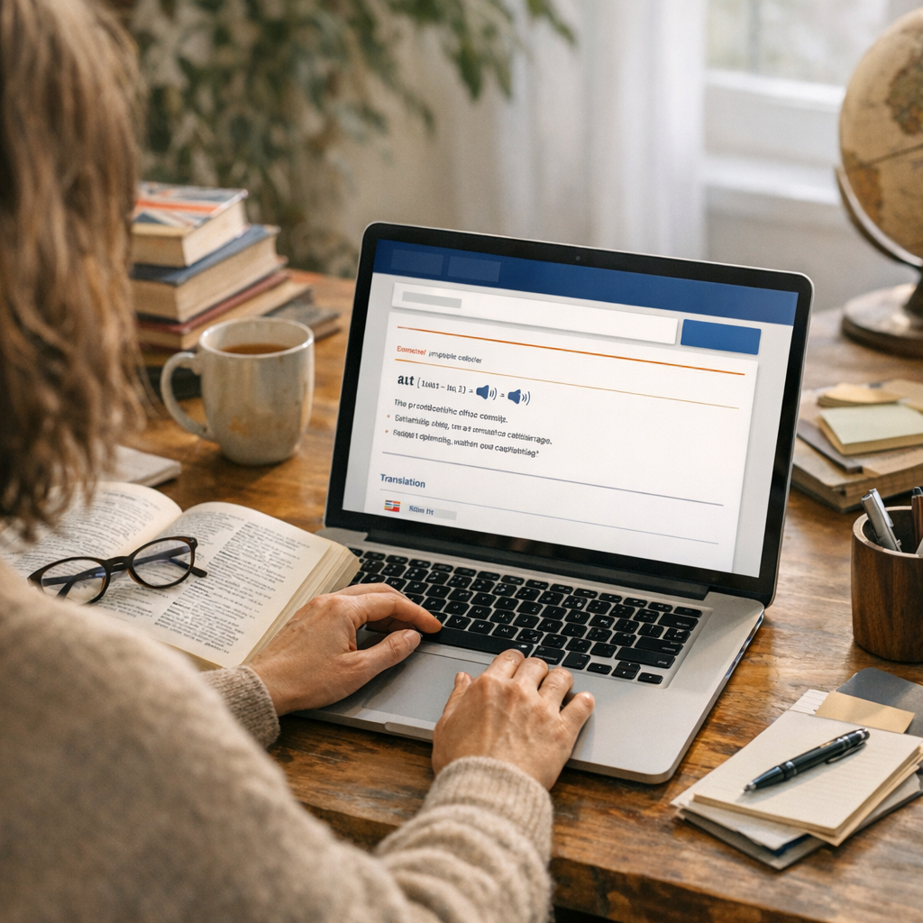 Définitions en anglais et prononciation : l’atout Cambridge Dictionary