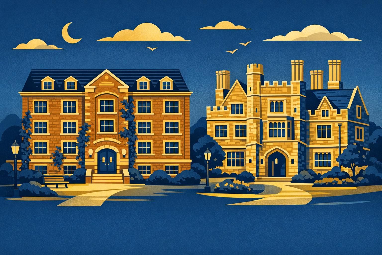 Logement sur Campus : USA vs Royaume-Uni, Comparatif pour Etudiants Francais