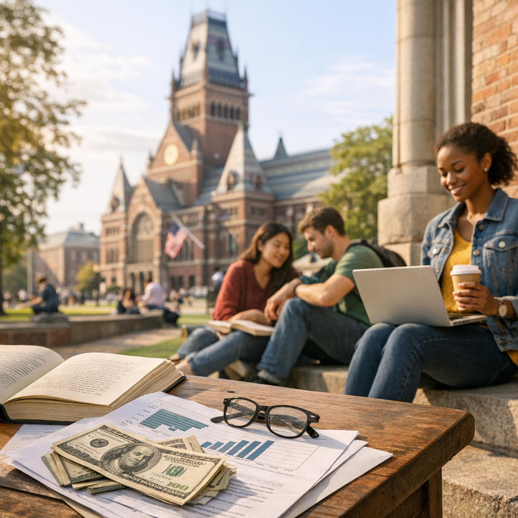 Étudier à Harvard gratuitement : bourses, need-blind et seuils de revenus