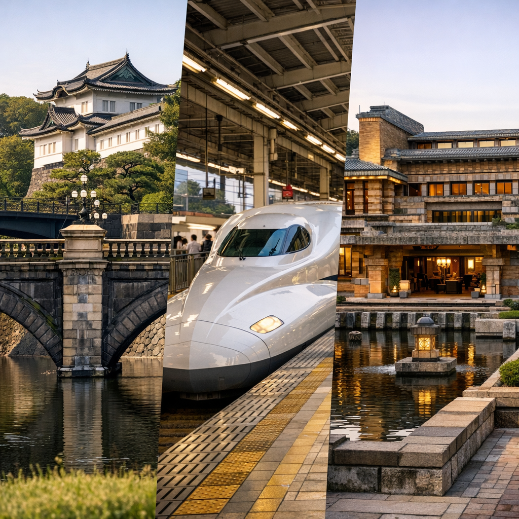 Tarifs 2026 : palais gratuit, transport et Imperial Hotel Tokyo