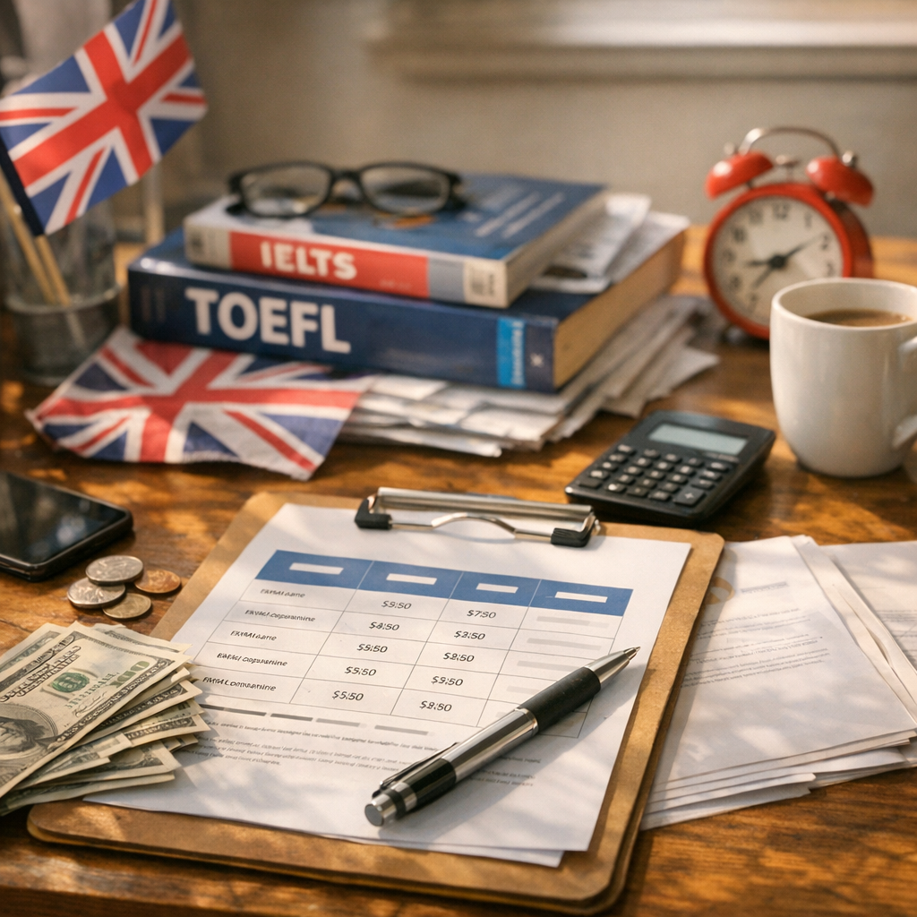 Prix du TOEFL et des autres examens d’anglais : comparatif 2026