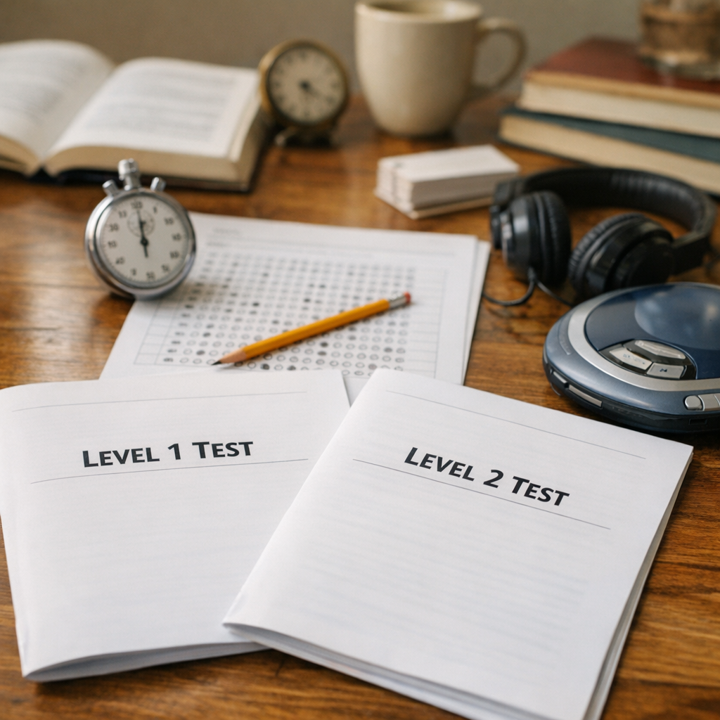 TOEFL ITP Level 1 et Level 2 tests : formats, sections et durées